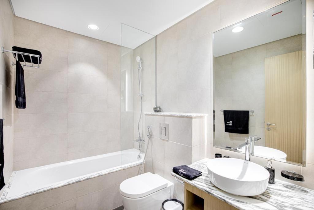 Paramount Midtown Deluxe 1 Bedroom Apartment With Full Burj-Khalifa View Dubai Exterior foto